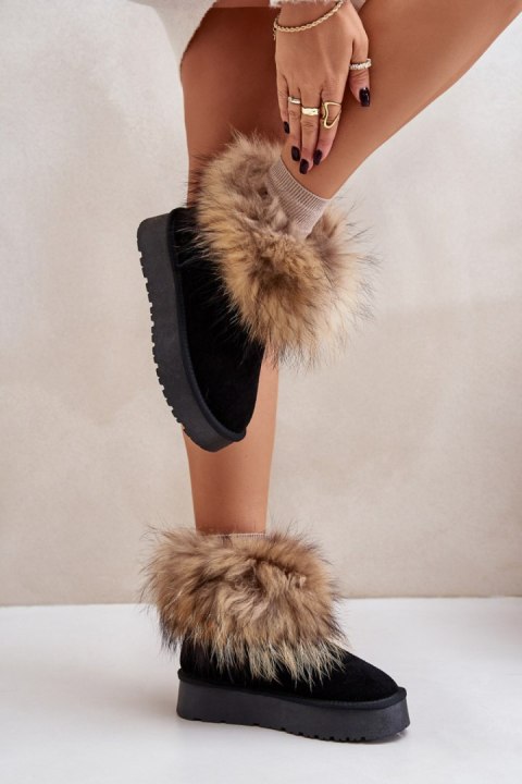Śniegowce Model Avirisa W5893 Black - Step in style Step in style Śniegowce Model Avirisa W5893 Black - Step in style Step in style