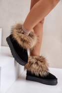 Śniegowce Model Avirisa W5893 Black - Step in style Step in style Śniegowce Model Avirisa W5893 Black - Step in style Step in style