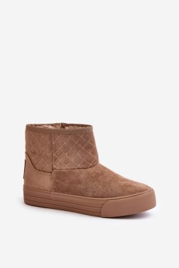 Śniegowce Model Big Star OO274A524 Beige - Step in style Step in style