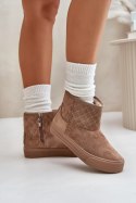 Śniegowce Model Big Star OO274A524 Beige - Step in style Step in style Śniegowce Model Big Star OO274A524 Beige - Step in style Step in style