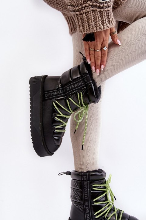 Śniegowce Model D.Franklin DFSH371007 Black - Step in style Step in style Śniegowce Model D.Franklin DFSH371007 Black - Step in style Step in style