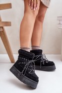 Śniegowce Model Izathiel HY867 Black - Step in style Step in style Śniegowce Model Izathiel HY867 Black - Step in style Step in style