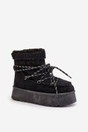 Śniegowce Model Izathiel HY867 Black - Step in style Step in style Śniegowce Model Izathiel HY867 Black - Step in style Step in style