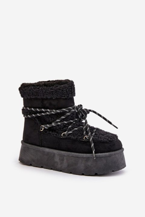 Śniegowce Model Izathiel HY867 Black - Step in style Step in style Śniegowce Model Izathiel HY867 Black - Step in style Step in style