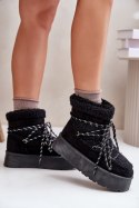 Śniegowce Model Izathiel HY867 Black - Step in style Step in style Śniegowce Model Izathiel HY867 Black - Step in style Step in style