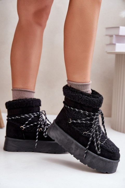 Śniegowce Model Izathiel HY867 Black - Step in style Step in style Śniegowce Model Izathiel HY867 Black - Step in style Step in style