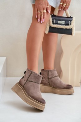 Śniegowce Model Maciejka 06769-02 Dark Brown - Step in style Step in style