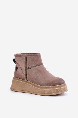 Śniegowce Model Maciejka 06769-02 Dark Brown - Step in style Step in style