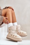 Śniegowce Model Riaviana 24889 Light Beige - Step in style Step in style Śniegowce Model Riaviana 24889 Light Beige - Step in style Step in style
