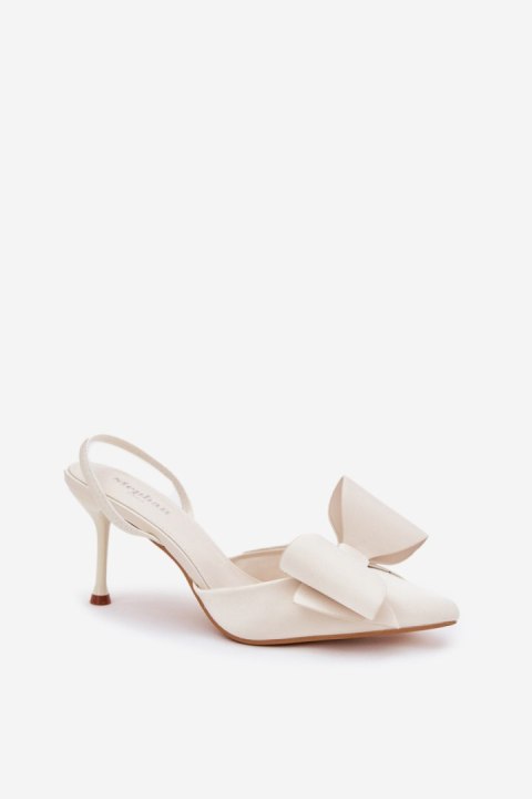 Szpilki Model Eklevia UC-158 White - Step in style Step in style Szpilki Model Eklevia UC-158 White - Step in style Step in style