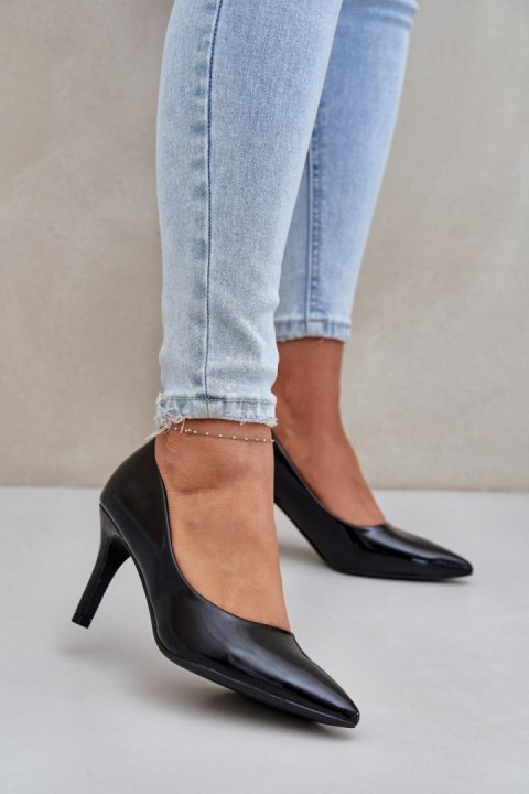 Szpilki Model Sanalitia NF-77P Black - Step in style Step in style Szpilki Model Sanalitia NF-77P Black - Step in style Step in style
