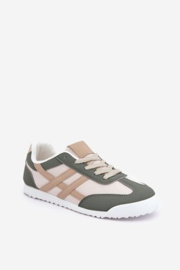 Trampki Model Eezore 9153 Beige/Green - Step in style Step in style