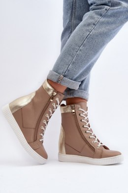 Trampki Model Zazoo 3081 Beige - Step in style Step in style