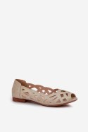 Baleriny Model Calgis ASA136-8 Gold - Step in style Step in style Baleriny Model Calgis ASA136-8 Gold - Step in style Step in style