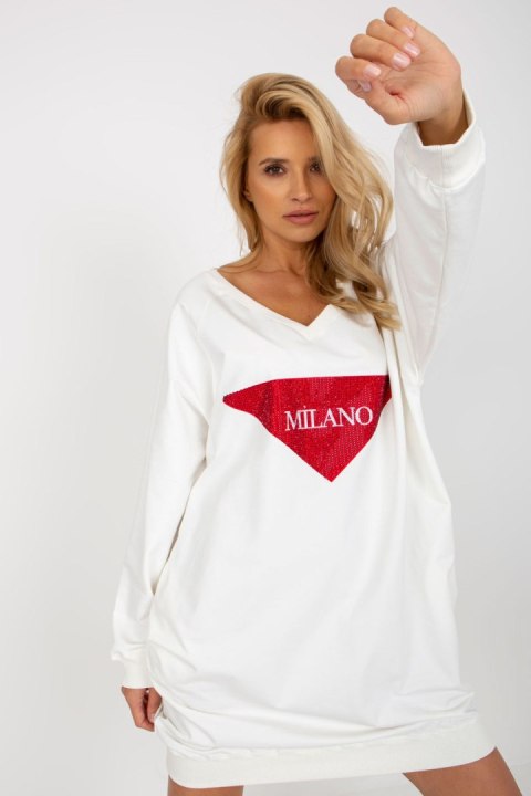 Bluza Damska Model VI-BL-3113.73P Ecru - Factory Price Factory Price Bluza Damska Model VI-BL-3113.73P Ecru - Factory Price Factory Price