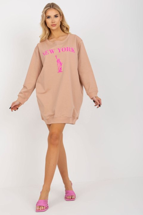 Bluza Damska Model VI-BL-3212.15X Beige/Pink - Factory Price Factory Price Bluza Damska Model VI-BL-3212.15X Beige/Pink - Factory Price Factory Price