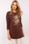 Bluzka Model CLM-BZ-0052.37 Brown - Factory Price Factory Price Bluzka Model CLM-BZ-0052.37 Brown - Factory Price Factory Price