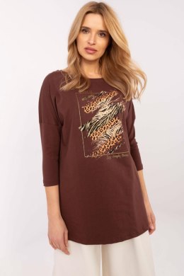 Bluzka Model CLM-BZ-0052.37 Brown - Factory Price Factory Price