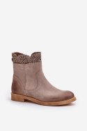 Botki Model Lewski 3624 Cappuccino - Step in style Step in style