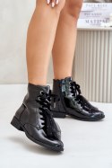 Botki Model S.Barski HY42-991 Black - Step in style Step in style Botki Model S.Barski HY42-991 Black - Step in style Step in style