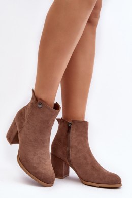 Botki Model Selela 23ZSSQ6936-11 Brown - Step in style Step in style