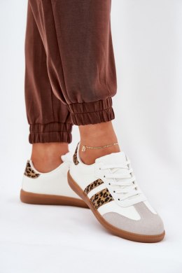 Buty Sportowe Model Nonalorin LA293P White/Panterka - Step in style Step in style