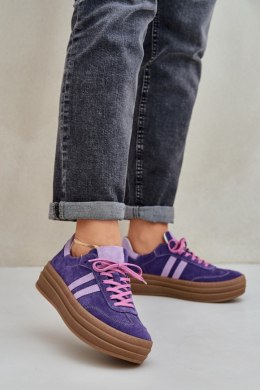 Buty Sportowe Model Zazoo N1068S4 Dark Violet - Step in style Step in style