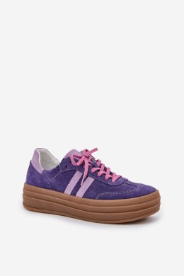 Buty Sportowe Model Zazoo N1068S4 Dark Violet - Step in style Step in style