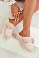 Kapcie Model Jozelinetta FA-197 Beige - Step in style Step in style Kapcie Model Jozelinetta FA-197 Beige - Step in style Step in style