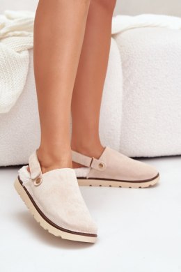 Kapcie Model Sanilora 100-418 Beige - Step in style Step in style