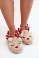 Kapcie Model Sylaia YL-101 Beige - Step in style Step in style Kapcie Model Sylaia YL-101 Beige - Step in style Step in style
