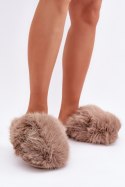 Kapcie Model Wladisa YL-327 Dark Beige - Step in style Step in style Kapcie Model Wladisa YL-327 Dark Beige - Step in style Step in style