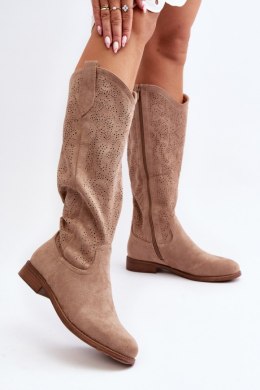 Kozaki Model S.Barski HY66-132 Beige - Step in style Step in style