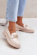 Mokasyny Model Trionna CM09P Beige - Step in style Step in style Mokasyny Model Trionna CM09P Beige - Step in style Step in style