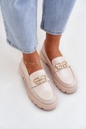 Mokasyny Model Trionna CM09P Beige - Step in style Step in style Mokasyny Model Trionna CM09P Beige - Step in style Step in style