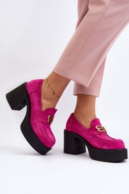 Półbuty Model Zazoo 20170 Fuksja Zamsz - Step in style Step in style