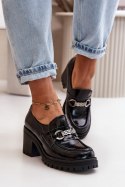 Półbuty Model Zazoo 20175 Black - Step in style Step in style Półbuty Model Zazoo 20175 Black - Step in style Step in style