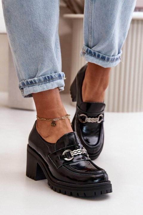 Półbuty Model Zazoo 20175 Black - Step in style Step in style Półbuty Model Zazoo 20175 Black - Step in style Step in style