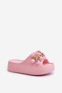 Sandał Klapki Model Bremavia BG181 Pink - Step in style Step in style Sandał Klapki Model Bremavia BG181 Pink - Step in style Step in style