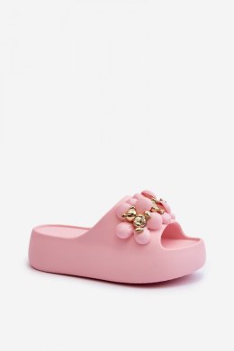 Sandał Klapki Model Bremavia BG181 Pink - Step in style Step in style