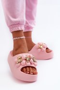 Sandał Klapki Model Bremavia BG181 Pink - Step in style Step in style Sandał Klapki Model Bremavia BG181 Pink - Step in style Step in style