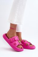 Sandał Klapki Model Cambrina BG160 Fuksja - Step in style Step in style Sandał Klapki Model Cambrina BG160 Fuksja - Step in style Step in style