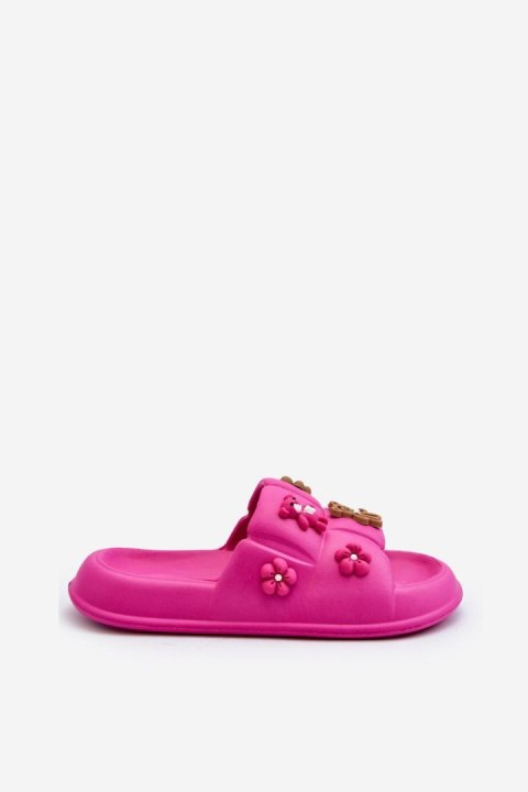 Sandał Klapki Model Cambrina BG160 Fuksja - Step in style Step in style Sandał Klapki Model Cambrina BG160 Fuksja - Step in style Step in style