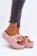 Sandał Klapki Model Salessa BG155 Pink - Step in style Step in style Sandał Klapki Model Salessa BG155 Pink - Step in style Step in style