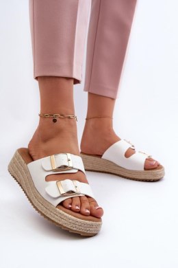 Sandał Klapki Model Zaloemi C-315 White - Step in style Step in style