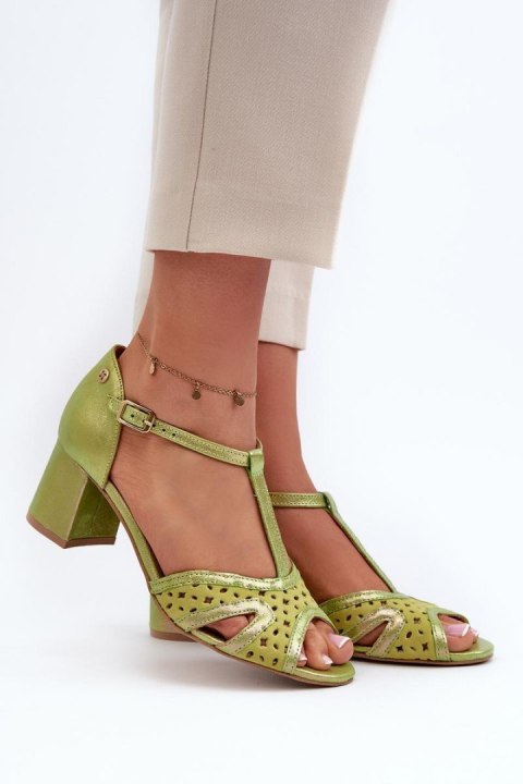 Sandały Model Maciejka 06551-09 Limonka - Step in style Step in style Sandały Model Maciejka 06551-09 Limonka - Step in style Step in style