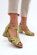 Sandały Model Maciejka 06551-09 Limonka - Step in style Step in style Sandały Model Maciejka 06551-09 Limonka - Step in style Step in style