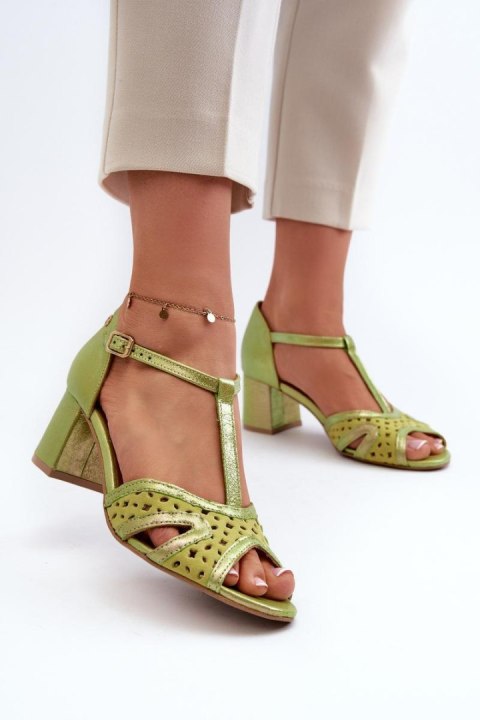 Sandały Model Maciejka 06551-09 Limonka - Step in style Step in style Sandały Model Maciejka 06551-09 Limonka - Step in style Step in style