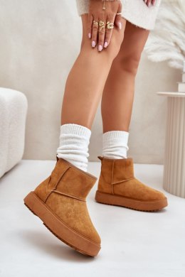 Śniegowce Model Atteria 24BT26-7408 Camel - Step in style Step in style