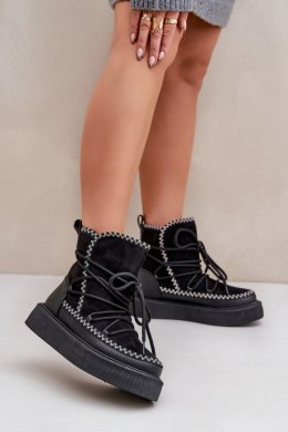 Śniegowce Model Naleris MD1094-1 Black - Step in style Step in style